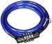 Kryptonite Kids Cable and 4-Digit Combo Lock 4' x 7mm(7mm x 4-ft, Colors May Vary)