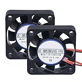 Witbot 40x40x10mm DC 12V 2 Pin Cooling Blower Brushless Mini Fan for 3D Printer (Pack of 2pcs)