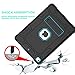 Grifobes iPad Mini 5 Case 2019,iPad Mini 4 Case,Slim Heavy Duty Shockproof Rugged Case Hard PC+Silicone High Impact Full Body Protective Case for iPad Mini 5th Generation 2019 (Black+Blue)