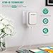LENCENT USB Charger Plug, 4 USB International Travel Adapter Wall Charger with LED Touch Night Light, UK England/EU European/AUS/USA Adaptor Plug (Type A/C/E/F/G/H/J/K/L/N)