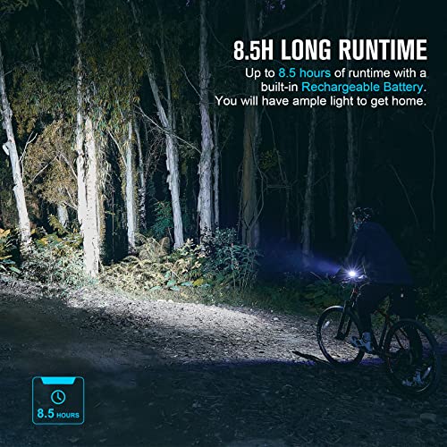 OLIGHT BFL1800 Bike Headlights 1,800 Lumen LED Bike Light, MCC1AL