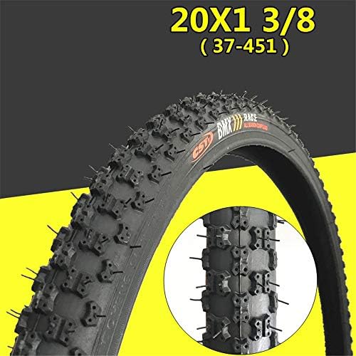 CTCCV 20X13/8 37-451 Bicycle Tire 20" 20 Inch 20X1 1/8 28-451 BMX Bike Tyres Kids MTB Mountain Bike Tires Cycling Riding Inner Tube