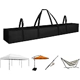 QYILUARE Heavy-Duty Large Tent Pole Storage Bag-83 L x 10" W x 10" H - Water-Resistant Bag for Canopy Tent,Patio Umbrella,Fishing Rods,Hammock