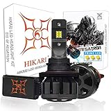 HIKARI Ultra LED Headlight Bulbs Conversion Kit -H13/9008, Prime LED 12000lm 6K Cool White,2 Yr Warranty