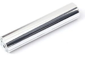 REDODECO Self Adhesive Reflective Chrome Silver Vinyl Wrap Sticker Decal Film Sheet 15inch by 60inch