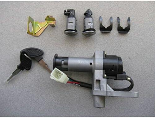 Sunny New Ignition Switch Lock Latch Key Set for 150CC Chinese Scooter Moped