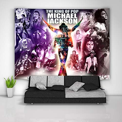 Michael Jackson Tapestry Art Wall Hanging Sofa Table Bed Cover Mural Beach Blanket Home Dorm Room Decor Gift