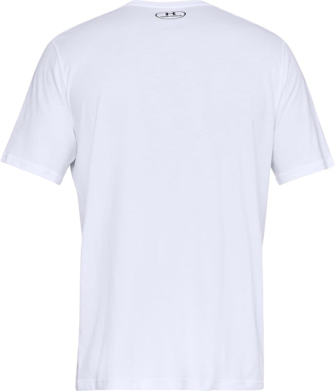 Camiseta under armour ua sportstyle lc ss, branca, m masculina