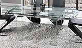Global Furniture Dining Table, Clear Glass