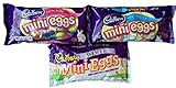Cadbury Mini Eggs Chocolate 3 Pack Gift Set Includes Cadbury Milk Chocolate , Cadbury Royal Dark , Cadbury White