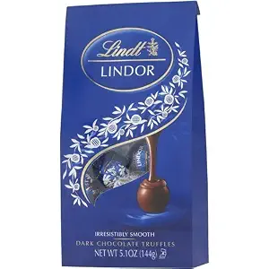 Lindt Lindor Dark Chocolate Truffle Ball, 5.1 oz (Pack of 3)