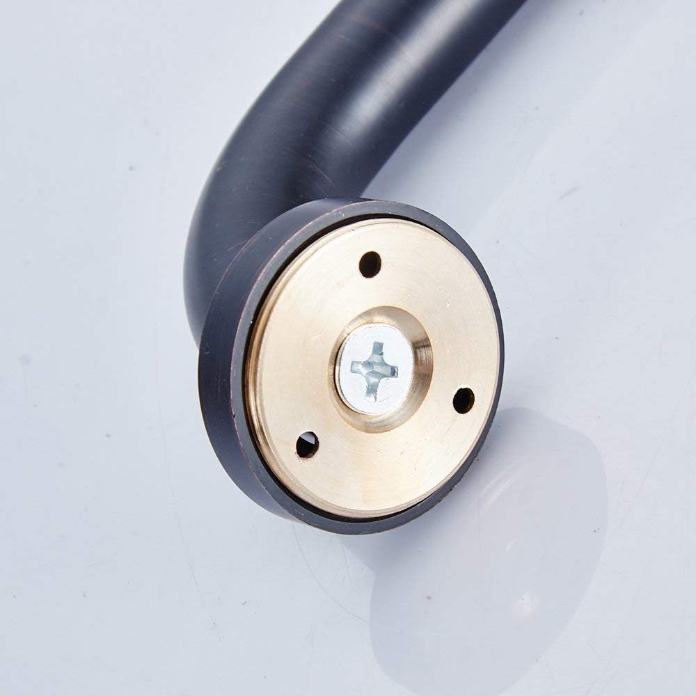 ELLO&ALLO Oil Rubbed Bronze Bathroom Shower Grab Bar, Home Care Bath Handrail (12 Inch): Home Improvement