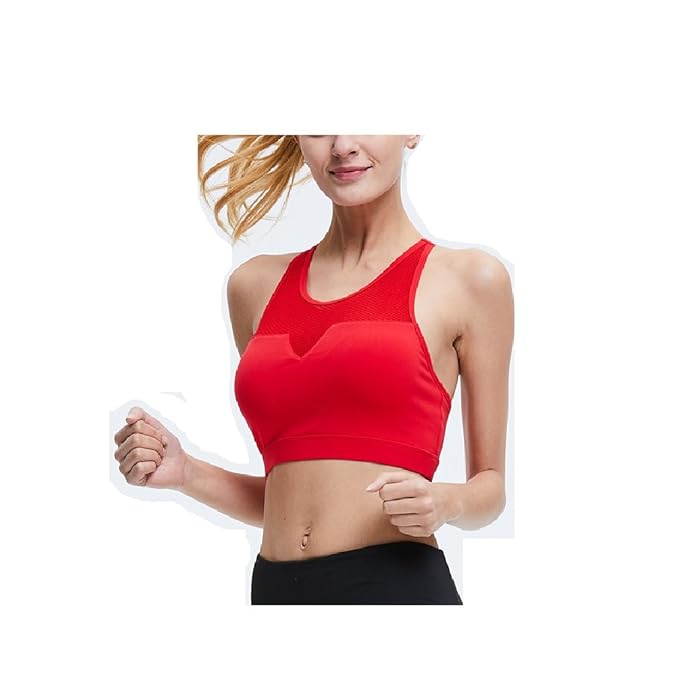 reggiseno sportivo rosso