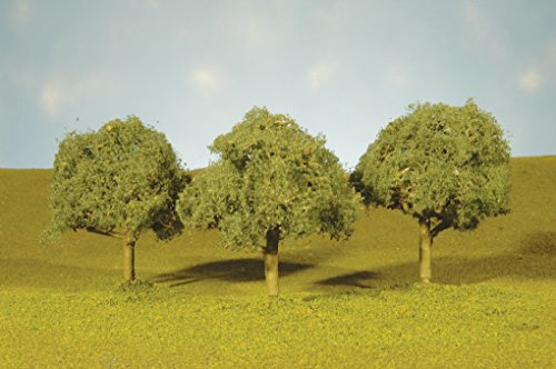 Bachmann Industries Scene Scapes Trees 2"- 2" Oak Trees  N Scale Train (4 Piece)