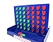 New Connect 4 in Row Game Heart Shape Family Board Game (Blue Board Color) Pocket size 5.2