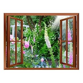 Wild Flowers in Spring Removable Wall Sticker/Wall Mural - 24"x32"