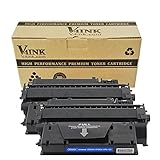 V4INK 2 Pack Compatible Replacement for 80X CF280X Toner Cartridge - for use in HP LaserJet Pro 400 M401dne, HP Pro 400 M401n, HP Pro 400 M401dw, HP Pro 400 MFP M425dn series printers
