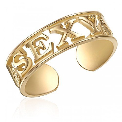 Buy Sexy Yellow Gold Toe Ring, One Size Fits All Gold Toe Ring, Stylish