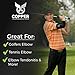 Copper Compression Gear Premium Fit Recovery Elbow Sleeve for Men and Women - 100% Guaranteed - Best Elbow Compression Sleeve Support Brace Wrap for Workouts, Tennis Elbow, Golfers Elbow, and More.