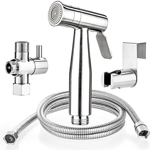 Bidet Sprayer - Diaper Sprayer - Handheld Bidet - Bidet Toilet - Stainless Steel Cloth Diaper Sprayer Cleaning - Bidet Toilet Washer - Hand Held Toilet Sprayer for Self Cleaning