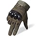 WTACTFUL Touch Screen Military Rubber Hard Knuckle Tactical Gloves Full Finger Airsoft Paintball Outdoor Army Gear Sports Cycling Motorcycle Riding Shooting Hunting Size X-Large Green