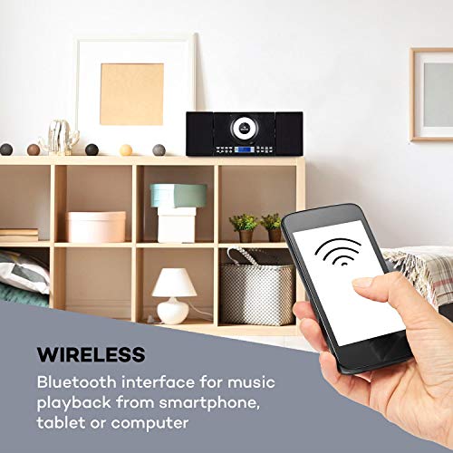 image for auna Wallie Microsystem • Stereo System • Micro System • 2 x 10 