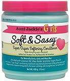 Aunt Jackie's Girls Soft and Sassy Super Duper Softening Conditioner, 15 oz