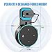 Echo Dot Wall Mount, Echo Dot Holder Hanger Stand for Amazon Alexa Echo Dot 2nd Generation, A Space-Saving Solution for Your Smart Home Speakers without Messy Wires or Screws - Black