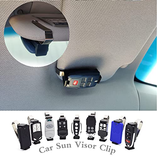 Garage Door Opener Clip, Car Garage Remote Visor Clip Holder Compatible