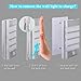 LED Wall Sconce Lofter Rechargeable Aluminum Alloy Motion Sensor Activated Night Light Stick-Anywhere, Auto On/Off Wall Lamps for Hallway,Pathway,Stairs,Bathroom,Bedroom,Kitchen (Rechargeable)