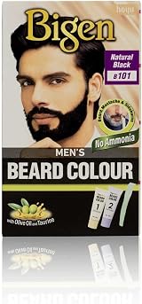 Bigen 12 x Men's Beard Colour No Ammonia Aloe Olive Oil Natural Black 101 view 2