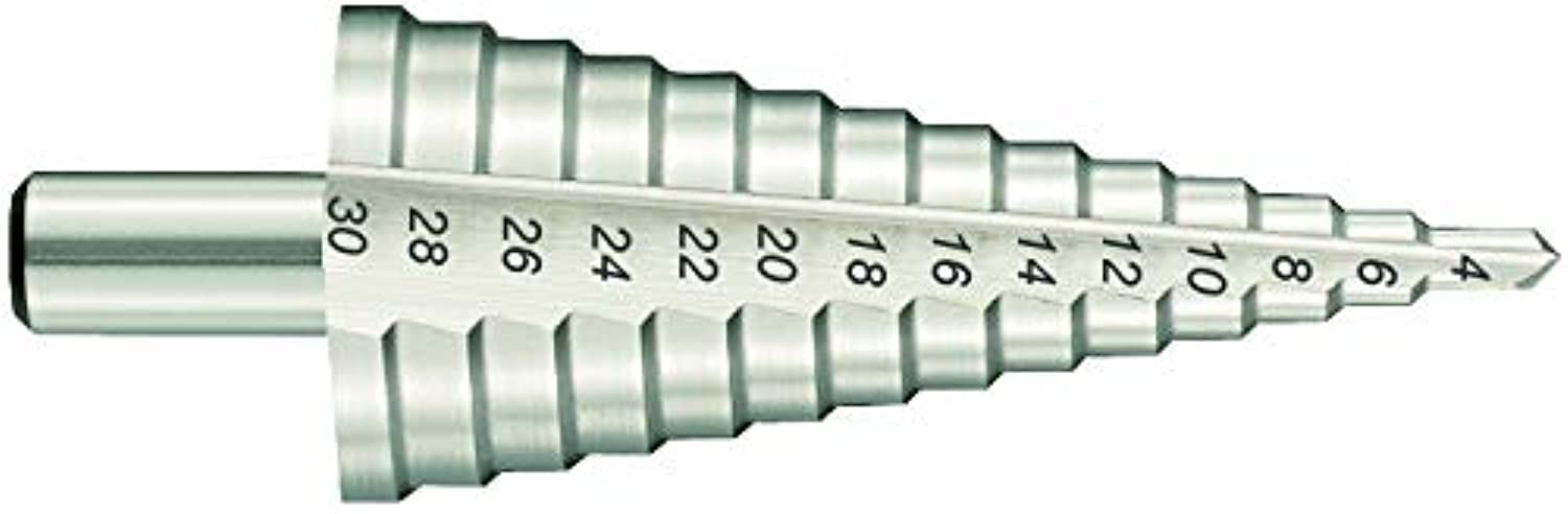 HSS Step Conical Drill Bit Straight Flutes | T Line Diameter 4 > 30 mm