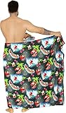 HAPPY BAY Men's Regular Surfing Sarong Long Pareo