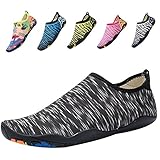 QTMS Womens Mens Lightweight Quick Dry Water Aqua Shoes for Swimming, Walking, Yoga, Beach, Park, Driving,Surf