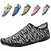 QTMS Womens Mens Lightweight Quick Dry Water Aqua Shoes for Swimming, Walking, Yoga, Beach, Driving,Surfing