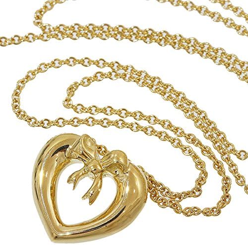 Amazon ティファニー Tiffany ハート リボン ネックレス K18yg 箱 中古 ネックレス 通販