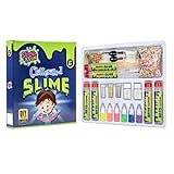 Unicorn Slime Kit DIY Tool - Ultimate Slime Making Kit with Slime Containers - Slime Supplies for Boys & Girls - Everything for Fluffy, Glitter, Glow, Floam, Cloud Styles, Mermaid, Science & Art Play