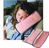 Auto Seat Belt Pillow Car Safety Belt Protect, Shoulder Pad, Adjust Vehicle Seat Belt Cushion For Kids, Pink