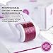 Derma Roller Replacement Heads 0.25mm Microneedle Rollers For Face and Body 600 Titanium Needles .25mm Micro Needle Length Dermaroller Heads With Protective Covers (3 Pack Replacement heads Only)