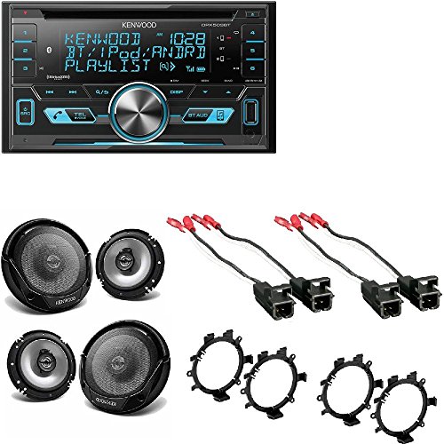 4x Kenwood Kfc1665s 6.5" 2-way Flush Mount Speakers, 4x Spea