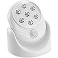 GPCT [Motion Sensor Activated Cordless [7 LED Bulbs] [360°Infrared] Auto-Sensing Battery-Powered [PIR Security] Light/Lamp- Indoor/Outdoor/Wall/Garage/Patio/Pool Flood Night Light Lamp AS SEEN ON TV