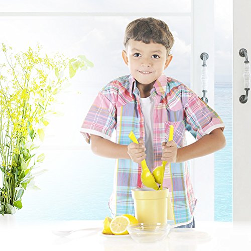 Lemon Squeezer Enameled Aluminum Alloy, Joinkitch Manual Citrus Juicer Press, Handheld Press Juicer (yellow) - Thumbnail 3