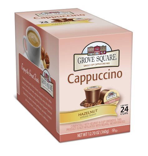 Click Here to See More Images Grove Square Cappuccino, Hazelnut, 24 Single Serve Cups (3)