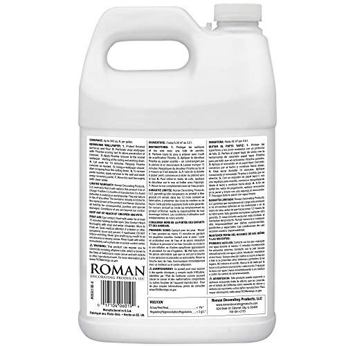 ROMAN Products Piranha Gel Spray Wallpaper and Paste Remover, 1 Gallon