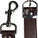 SaSarili Adjustable Replacement Cross Body Handbag Purse Strap Chocolate Brown 1 inch wide, 43-51 inch long with Nickel Tone Hardware