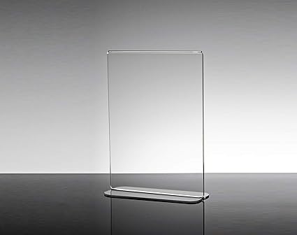 Espositore Porta Menu Bifacciale Per Bar E Ristoranti In Plexiglass Trasparente Salice Grande 22 X 10 X 30 5 Cm Per Menu Fogli Listini E Bruchure Formato A4 Amazon It Cancelleria E Prodotti Per Ufficio