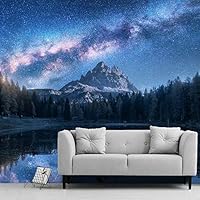 Wall Mural The Beautiful Space World Removable Self-Adhesive Wallpaper Wall Decoration for Bedroom Living Room - 66x96 inches