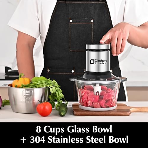 Kitchen in the box Electric Food Processors Small Food Chopper with