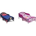 Delta Children Plastic Toddler Bed, Marvel Spider-Man & Plastic Toddler Bed, Disney Minnie Mouse
