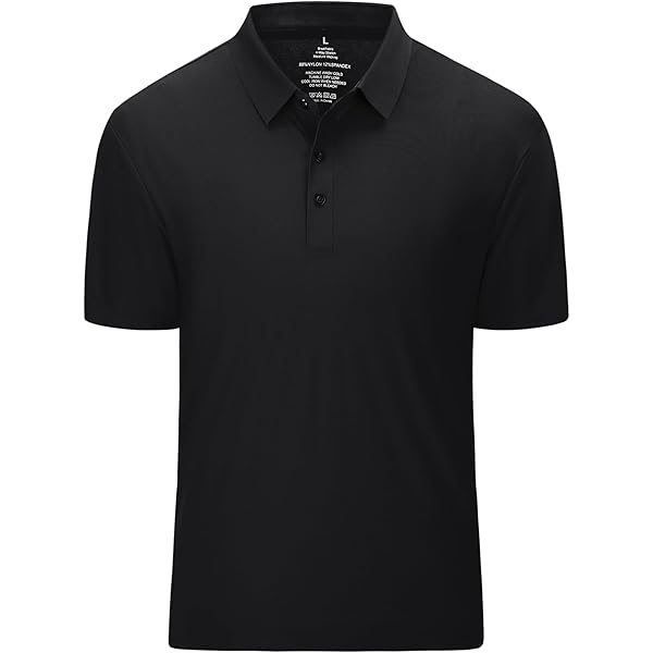 Men's Moisture Wicking Side Blocked Micropique Polo-XS-Black